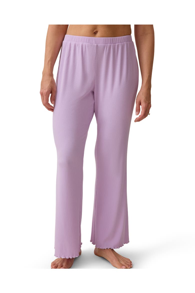 Ribbed Modal Lounge Pant, Alternate, color, Lavender