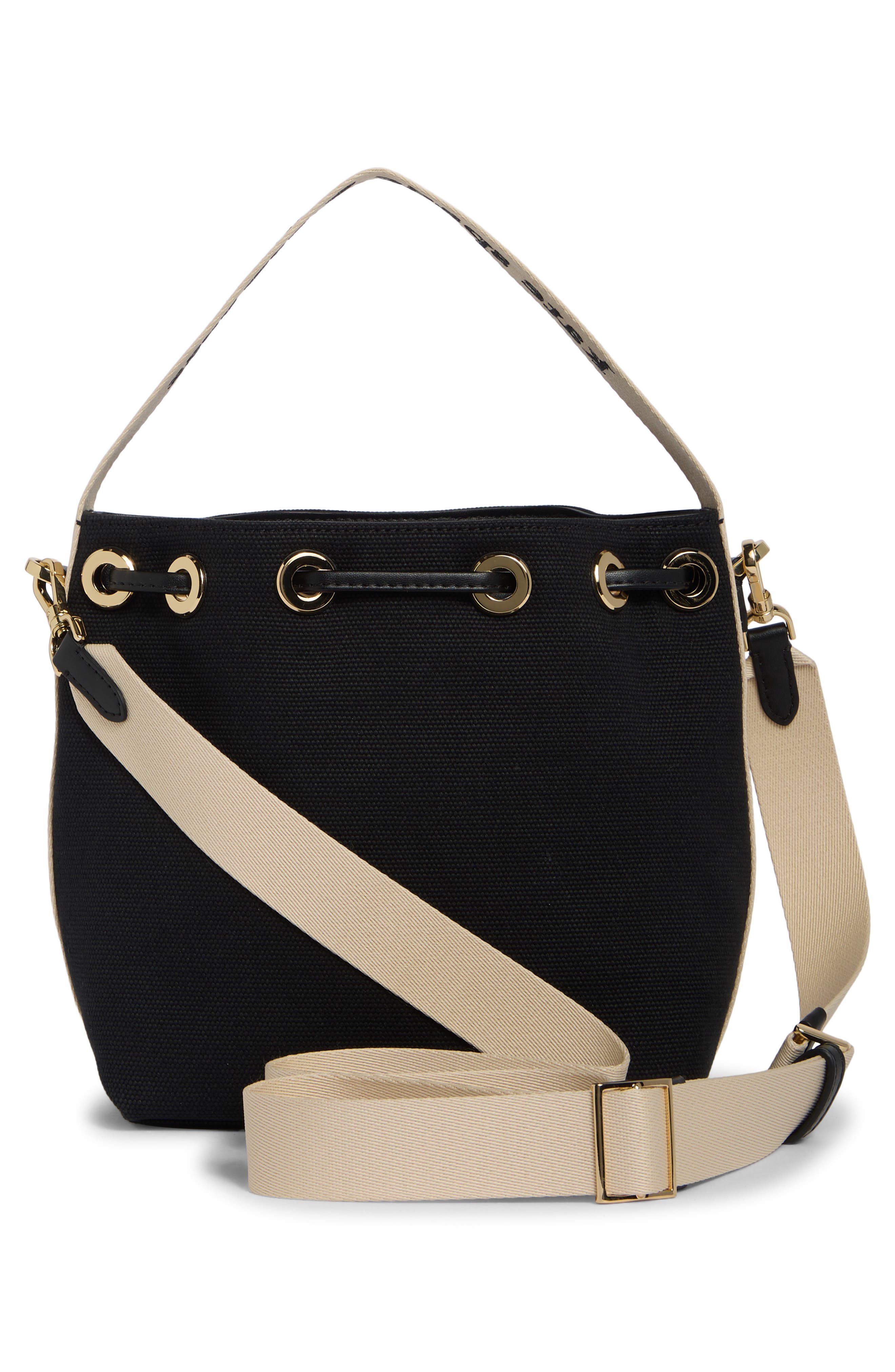 Kip Small Bucket Bag, Alternate, color, BLACK