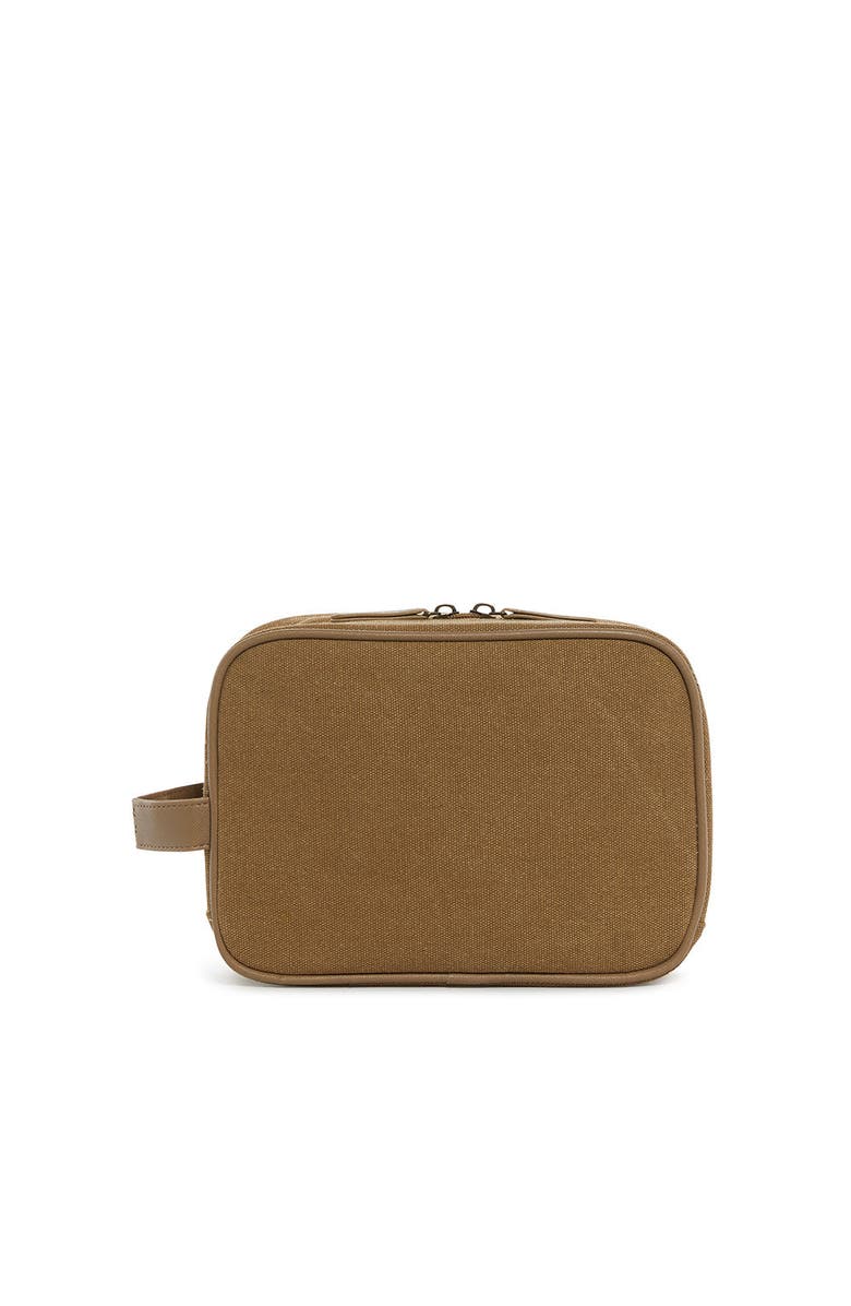 TRVL Design Mens Dopp Kit, Main, color, Tan