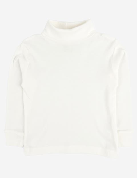 Kids Long Sleeve Cotton Turtleneck Shirt