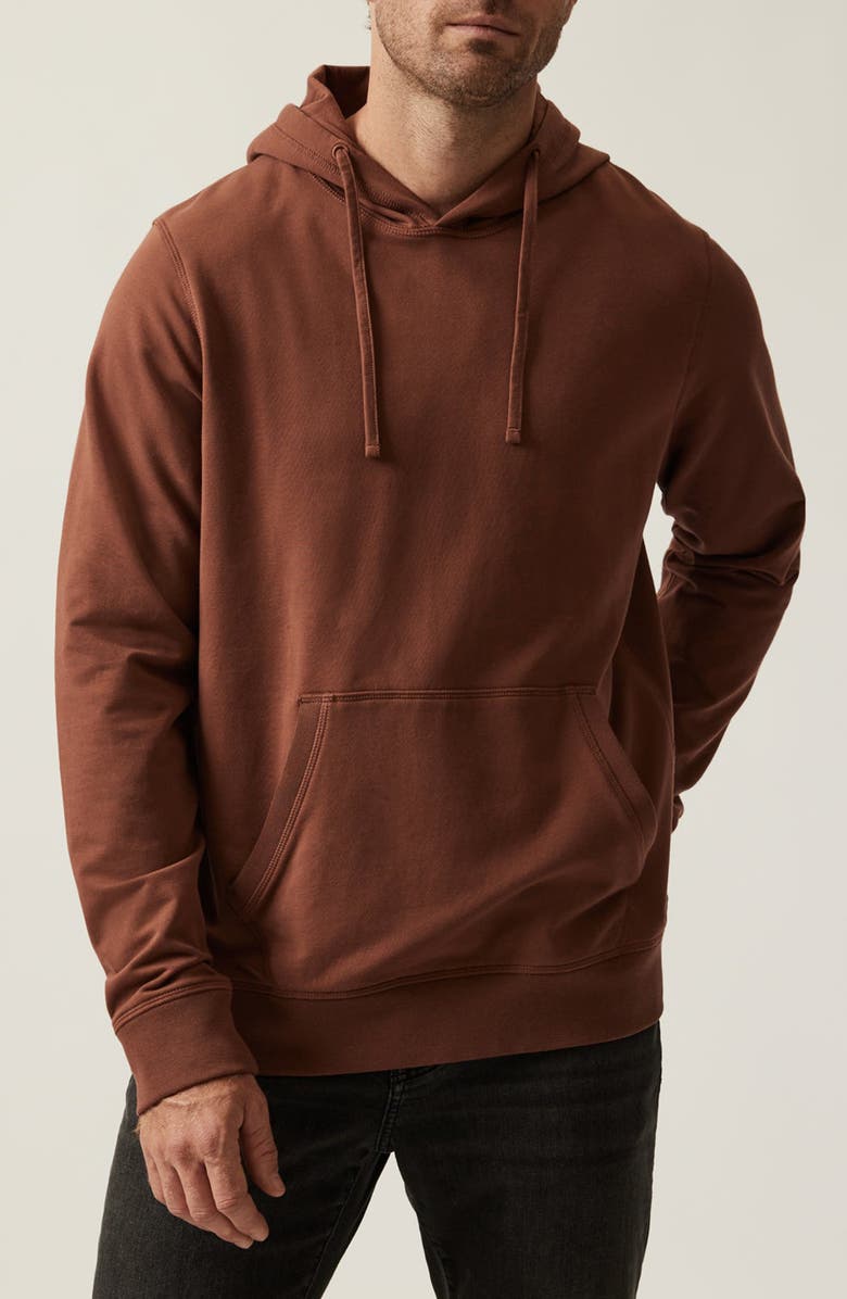 34 Heritage Stretch French Terry Hoodie, Main, color, Cinnamon
