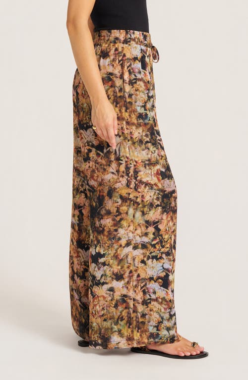 Matty M . Aster Wide Leg Pants In Brown