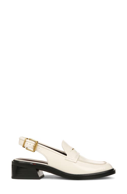 Franco Sarto Giada Slingback Loafer Pump In Vanilla