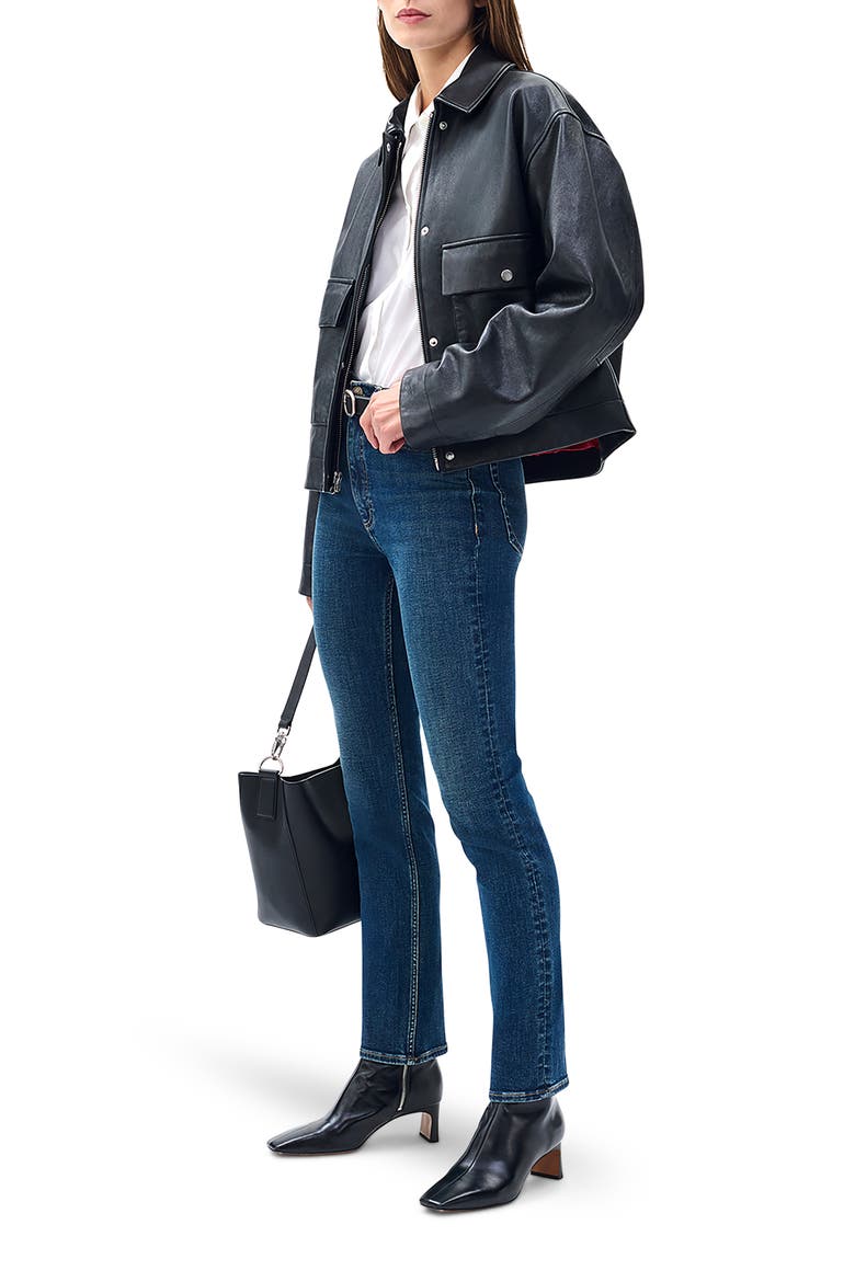 Flexi Wren High Waist Slim Jeans, Alternate, color, CARLTON