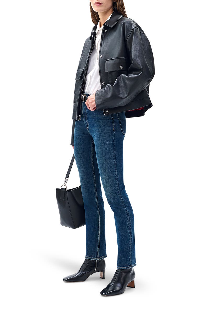 rag & bone Flexi Wren High Waist Slim Jeans, Alternate, color, Carlton