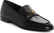 Prada Logo Leather Loafer