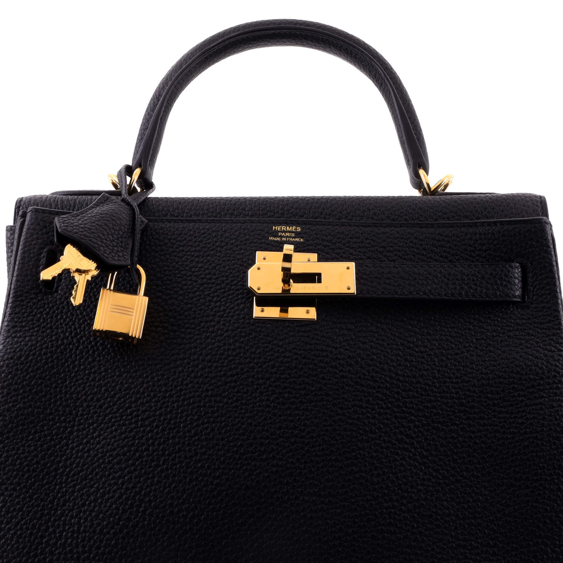 Kelly Handbag Black Togo with Gold Hardware 28, Alternate, color, Black