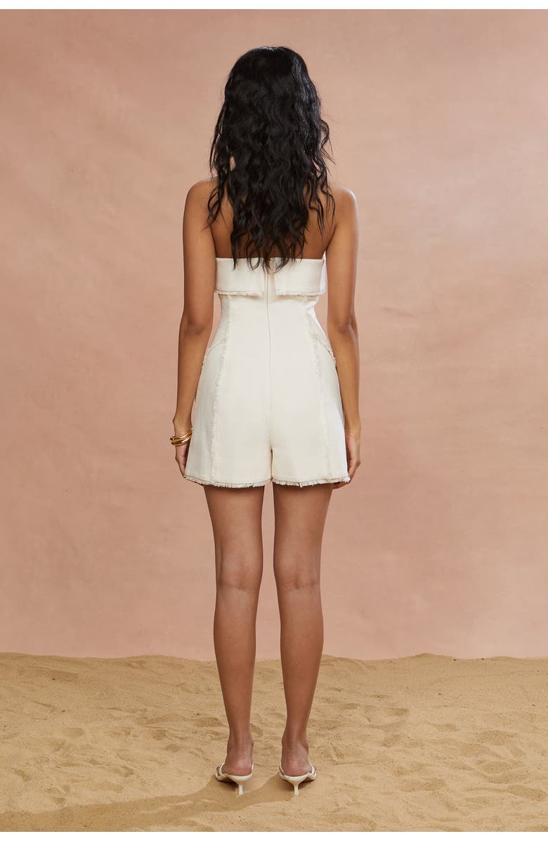 AMUR Valerie Strapless Romper, Alternate, color,
