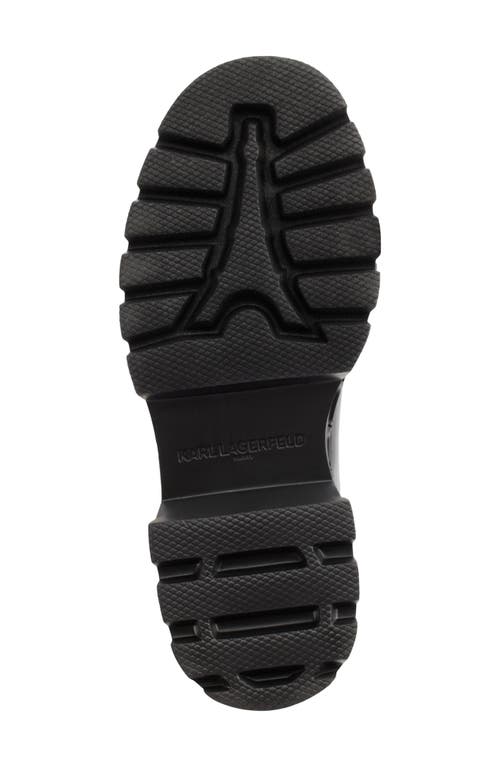 Karl Lagerfeld Paris Londyn Lug Sole Chelsea Boot In Black