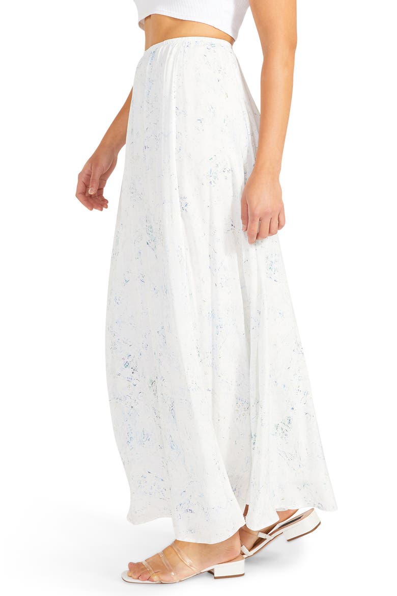 Fifth Dimension Faux Wrap Skirt, Alternate, color, PEARL