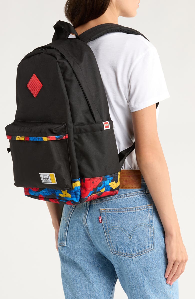 Herschel Supply Co. x LEGO<sup>®</sup> Heritage Backpack, Alternate, color, Abstract Bricks