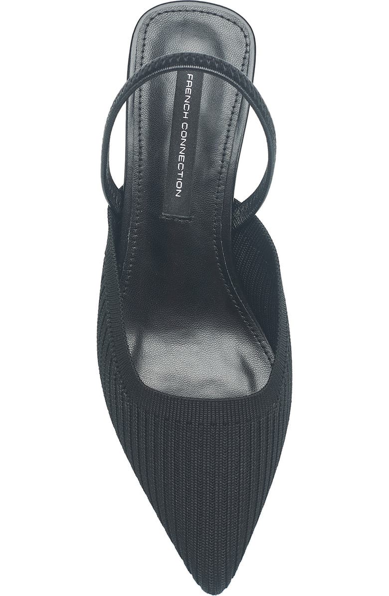 French Connection Ladies Coco Slingback Kitten Heel, Alternate, color, Black