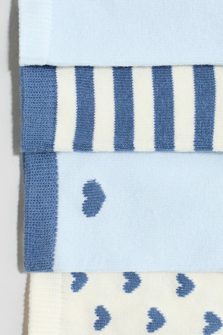10-pack Socks, Alternate, color, Blue/hearts