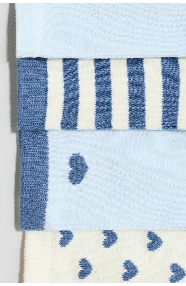 H&M 10-pack Socks, Alternate, color, Blue/Hearts