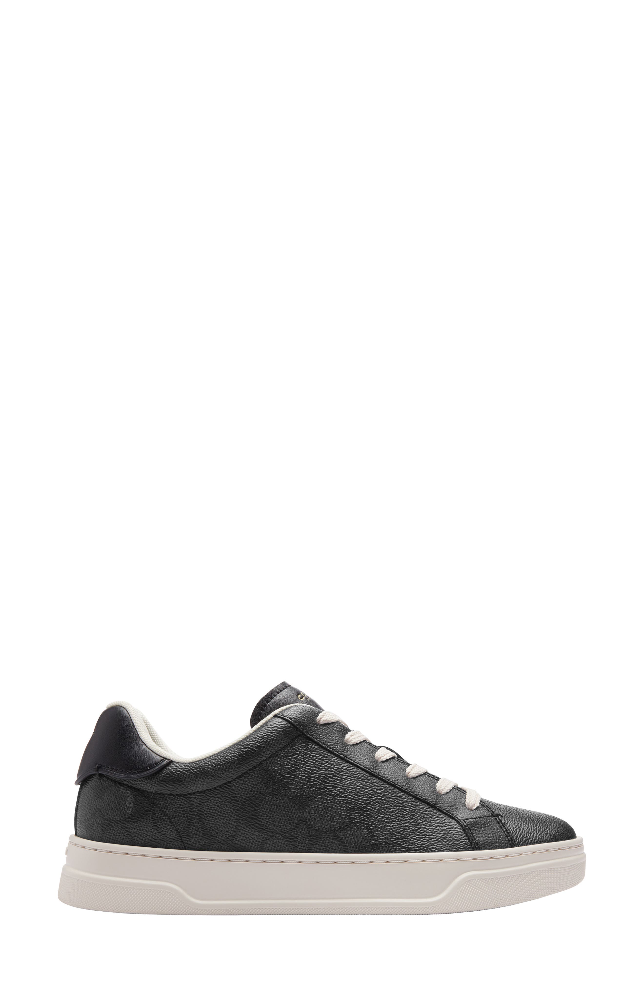 COACH High Line Signature Sneaker, Alternate, color, Charcoal/ Black