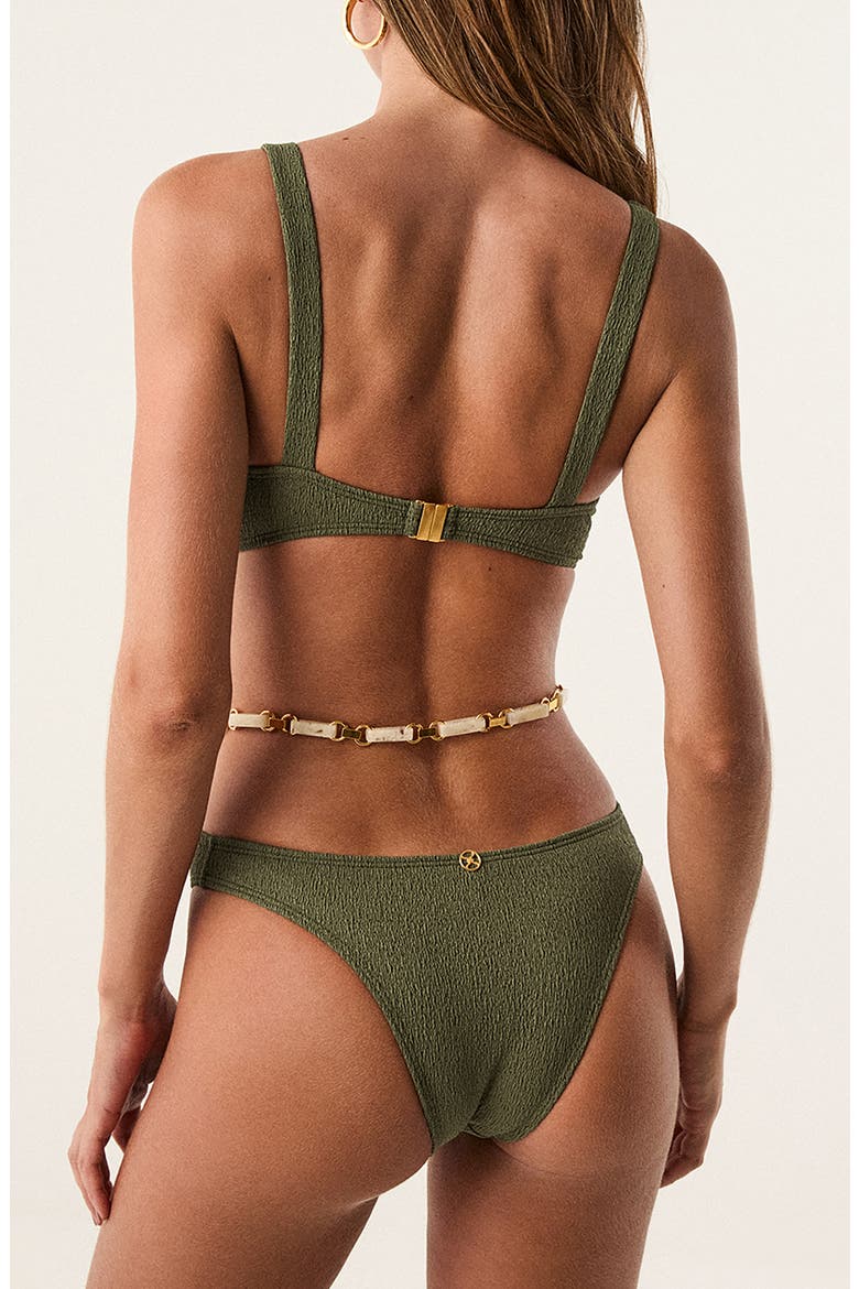 Janet Allie One-Piece Swimsuit, Alternate, color, DARK GREEN