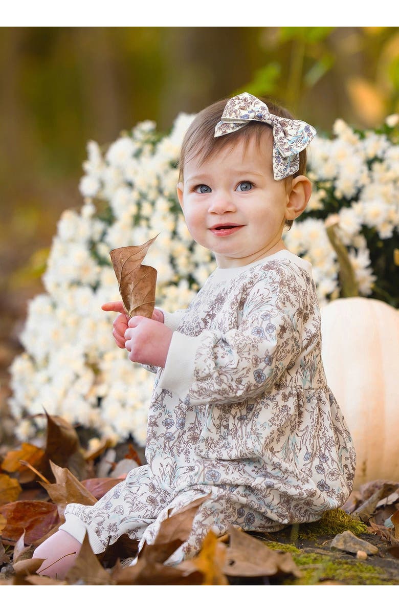 Mabel + Honey Meadow Romper, Alternate, color, Blue