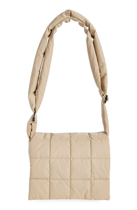 Porter Quilted Recycled Nylon Messenger Bag