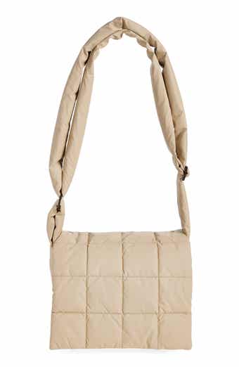 VeeCollective Porter Quilted Recycled Nylon Messenger Bag