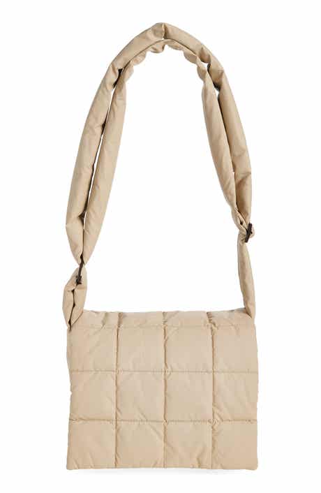 VeeCollective Porter Quilted Recycled Nylon Messenger Bag