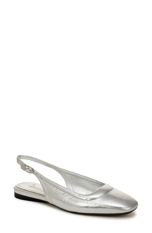 27 EDIT Naturalizer Cadence Slingback Flat in Silver 