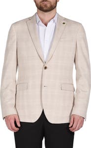 CRICKETEER Plaid Knit Sport Coat