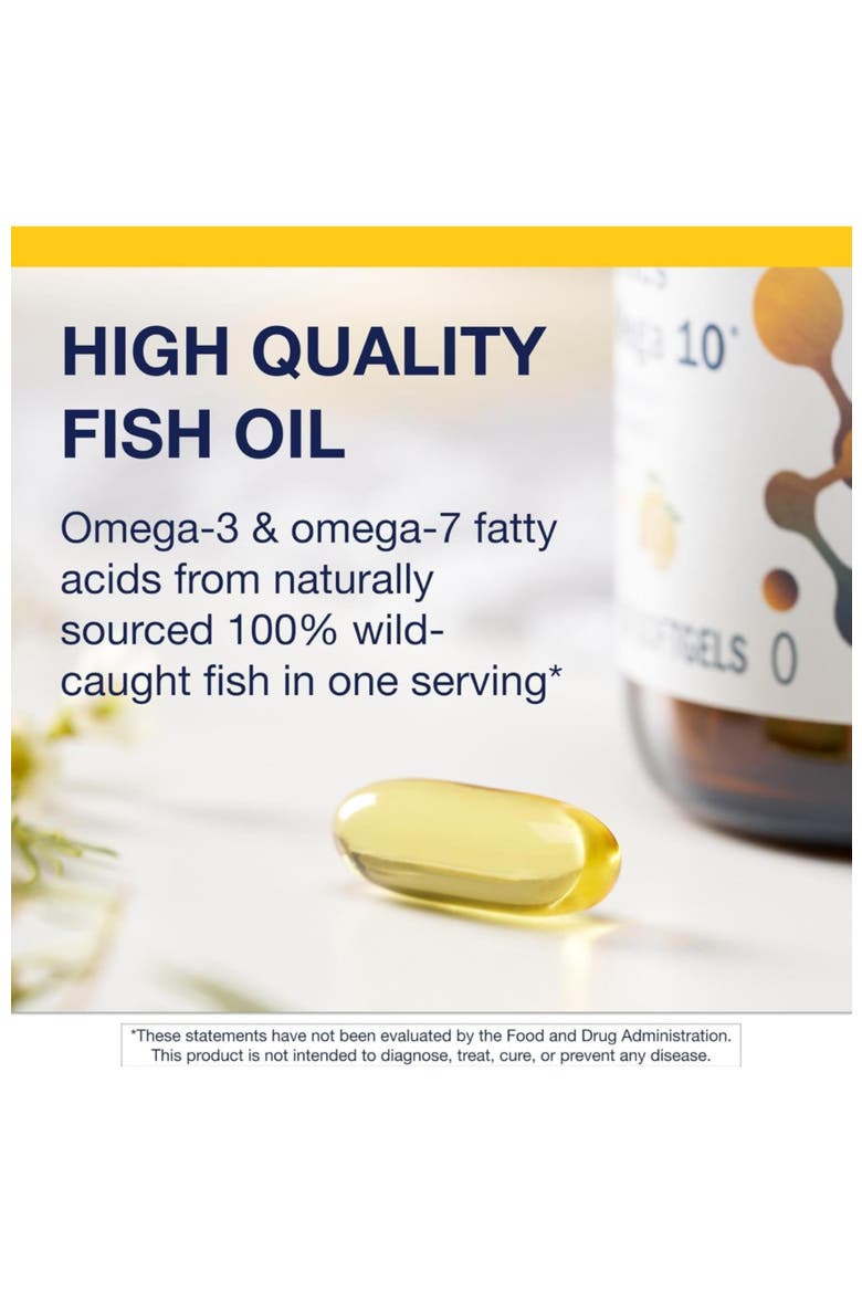 OmegaGenics Mega 10 Omega Supplement Softgels 60 Softgels, Alternate, color, None