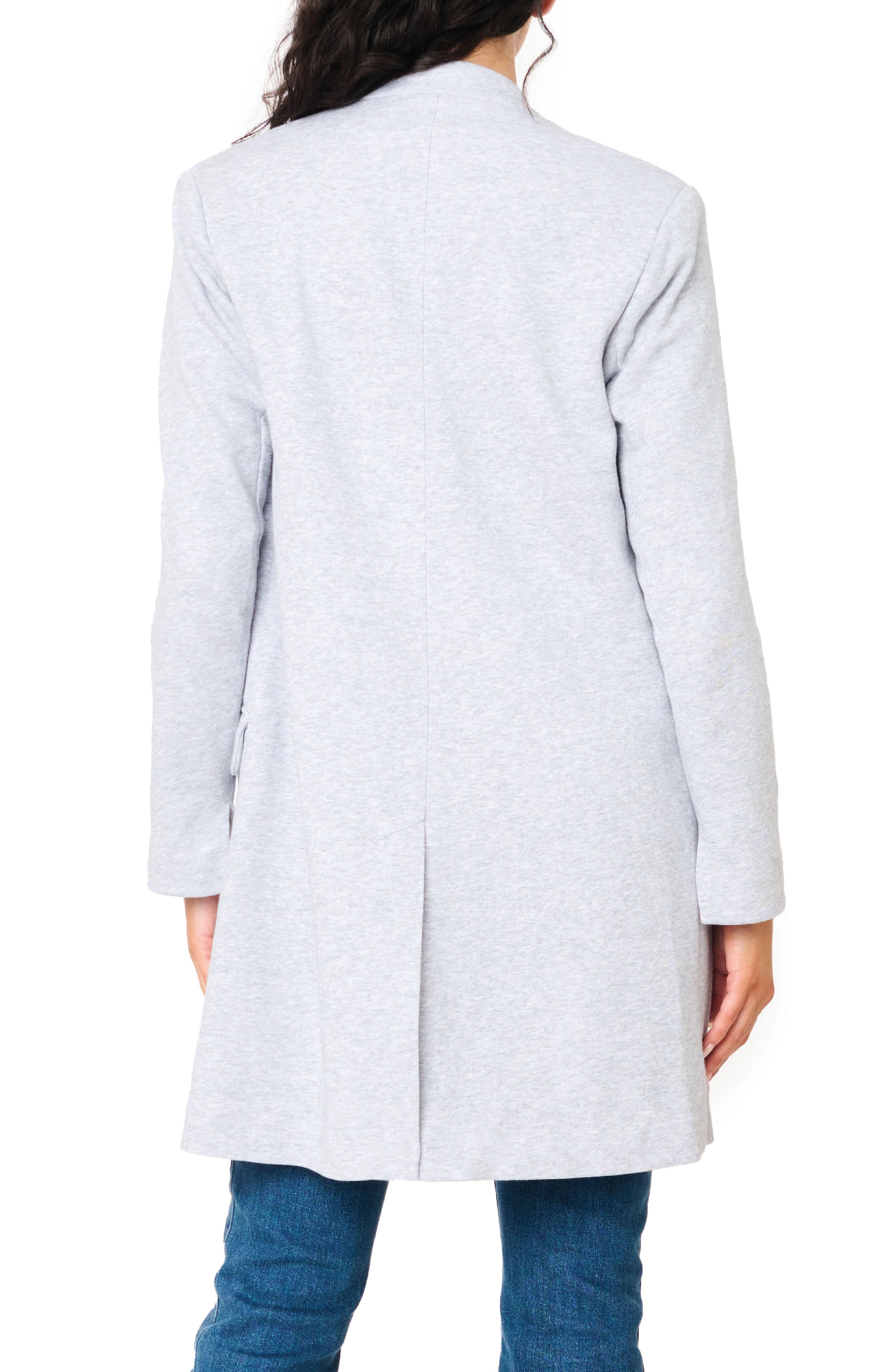 Notch Collar Cotton Blend Jacket - image 2