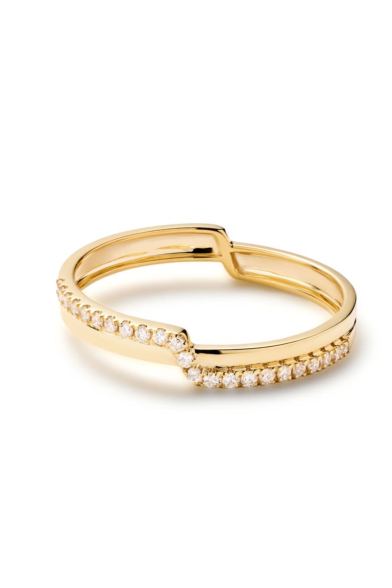 Solid Yellow Gold - Diamond Elevate Ring, Alternate, color, Gold