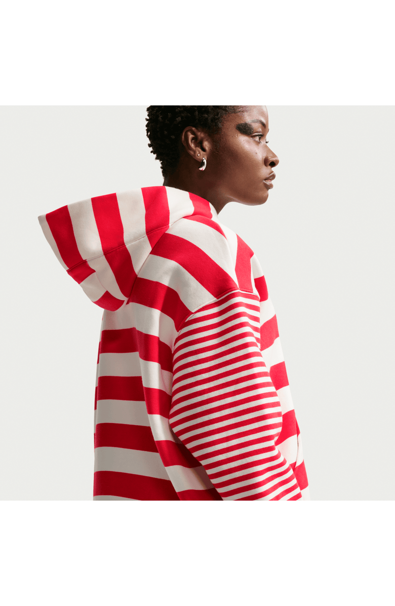 Nike Women's Nike White/Red USMNT Oversized Phoenix Fleece Hoodie, Alternate, color, White