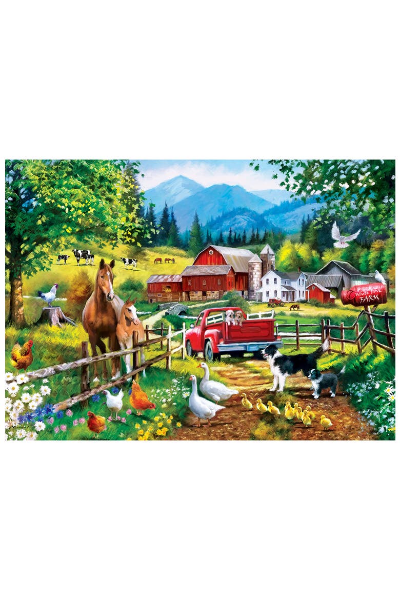 White Dove Farm 1000 Piece Jigsaw Puzzle, Alternate, color, Multicolor