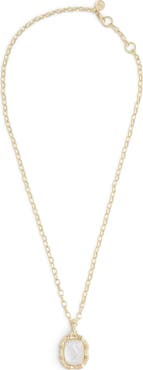 Anabel Aram Jewelry Bamboo Texture Pendant Necklace