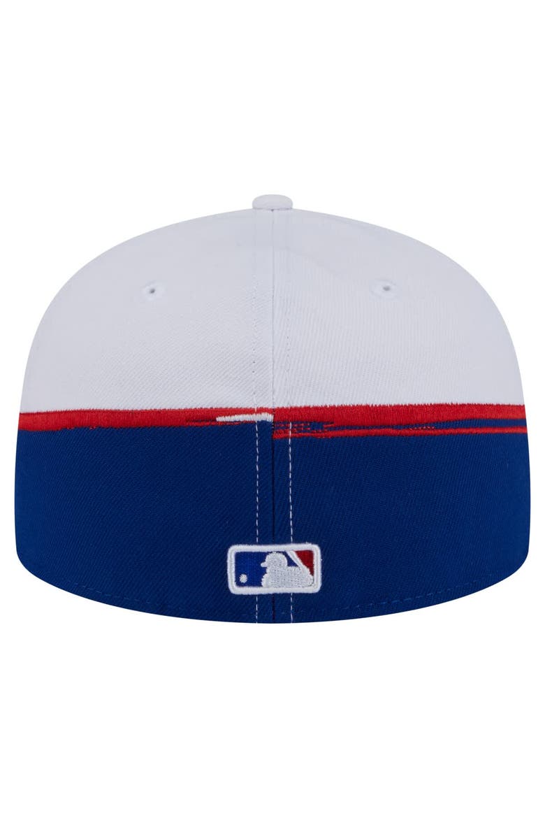 Men's New Era  Royal/White Chicago Cubs Paint Stroke 59FIFTY Fitted Hat, Alternate, color, Royal