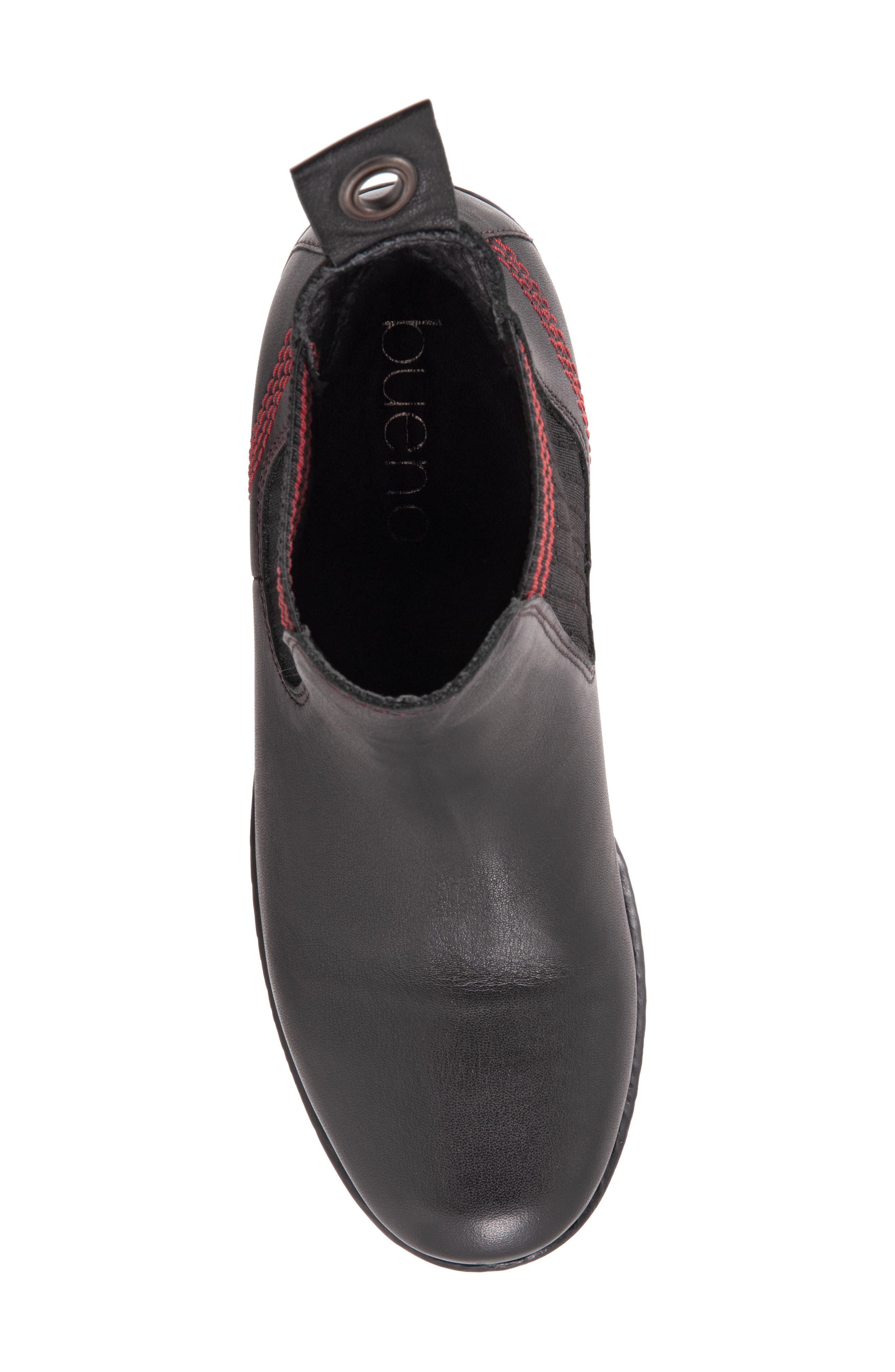 Bueno Florida Chelsea Boot, Alternate, color, Black/ Red Knit