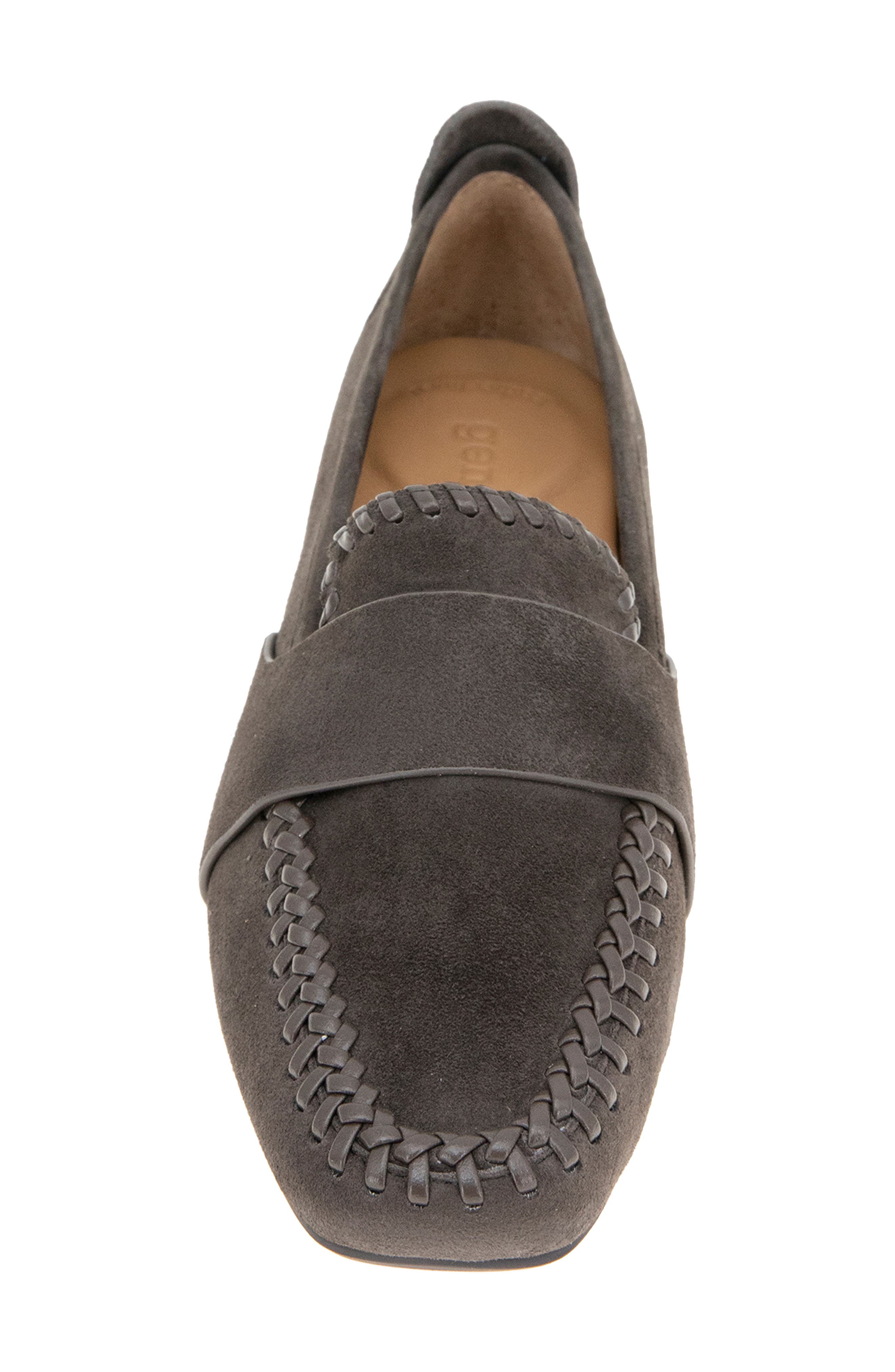 Sandra Loafer, Alternate, color, BROWN SUEDE