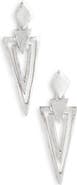 Karine Sultan Pierce Arrow Drop Earrings