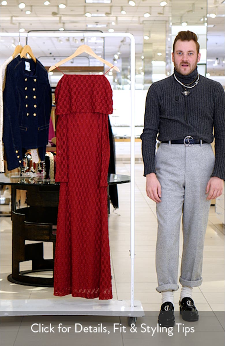 Adoni Off the Shoulder Long Sleeve Dress, sales video thumbnail