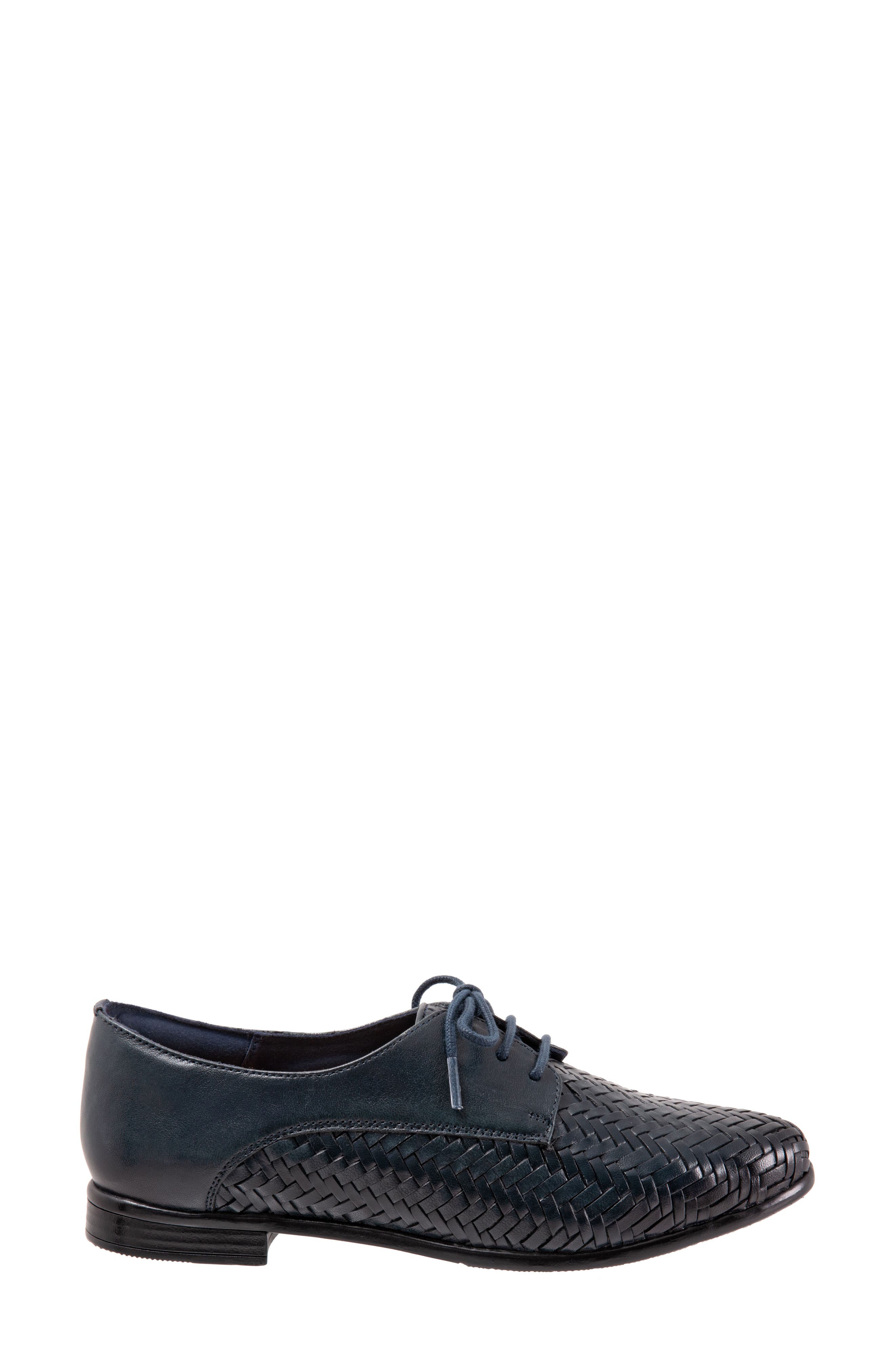 Lizzie Derby Flat, Alternate, color, NAVY