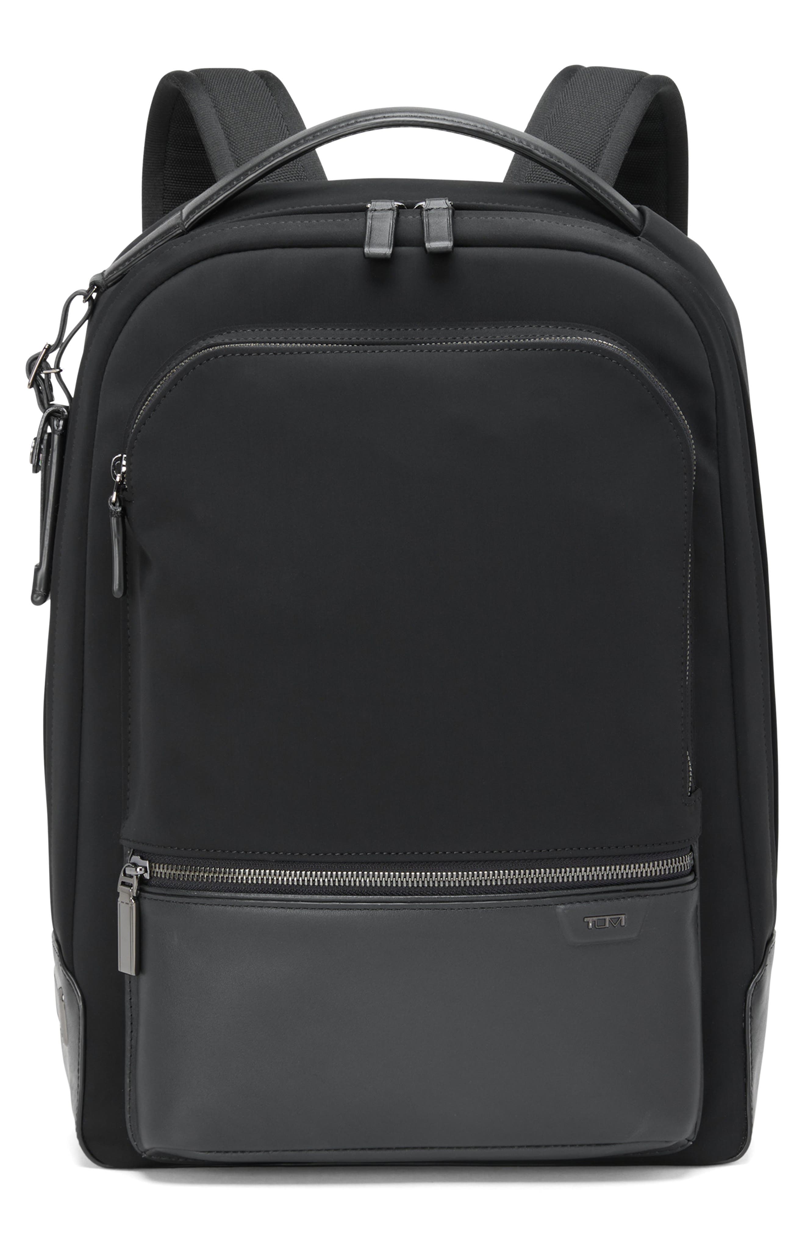 TUMI Harrison Bradner Backpack, Main, color, Midnight Black