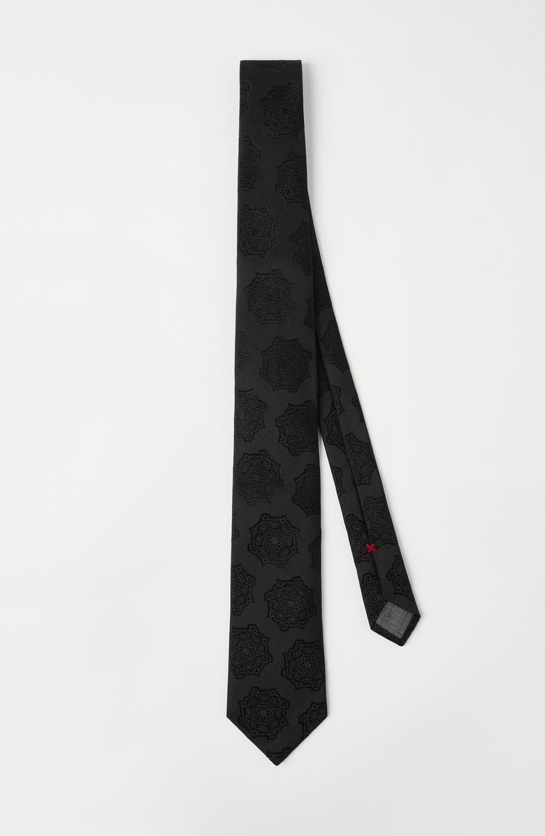 Brunello Cucinelli Silk necktie, Alternate, color, 