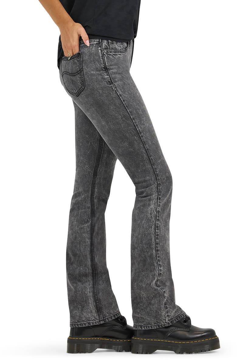 Lee The Boot High Waist Bootcut Jeans, Alternate, color, Deep Night