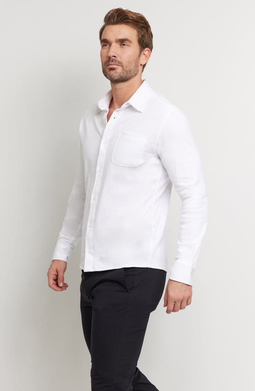 Anatomie Nick Piquet Button Down Shirt In White