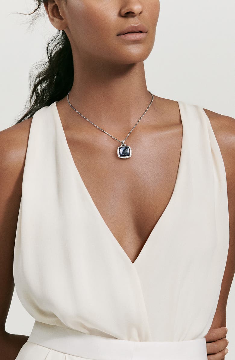 David Yurman Albion Pendant with Diamonds and 18K Gold, Alternate, color, 