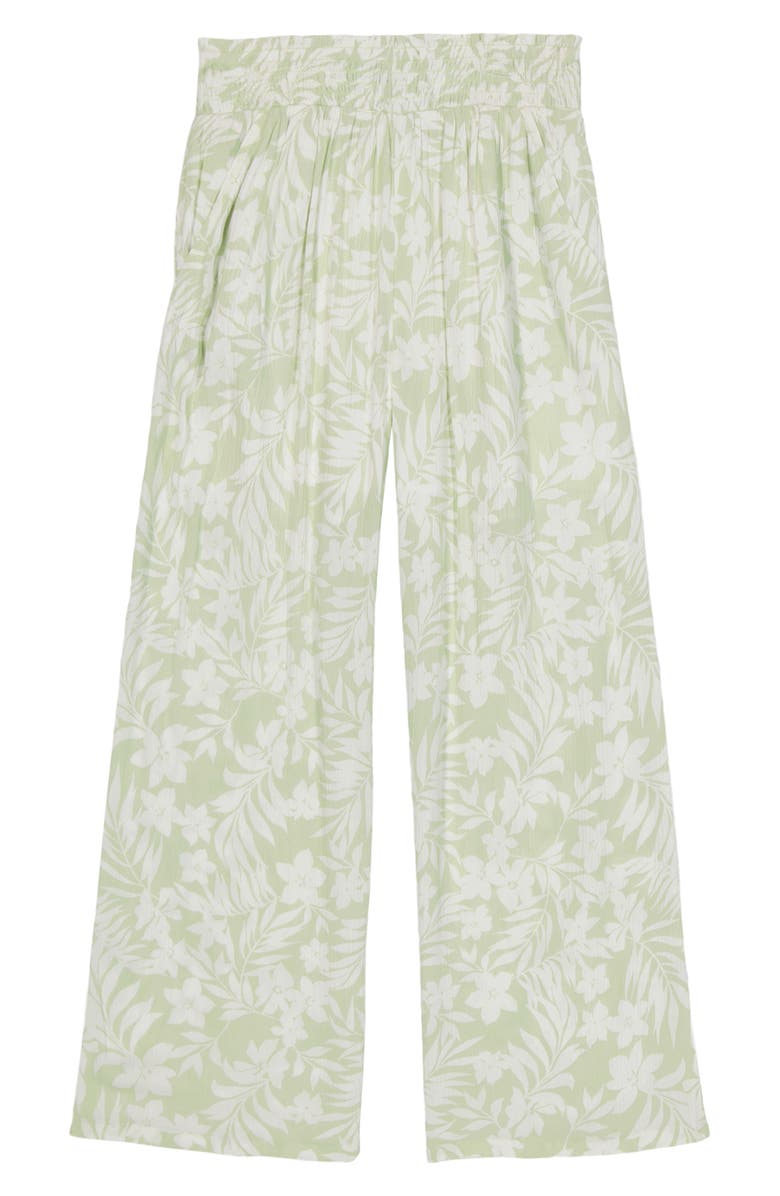 Billabong Kids' New Waves Crinkle Crepe Wide Leg Pants, Main, color, 