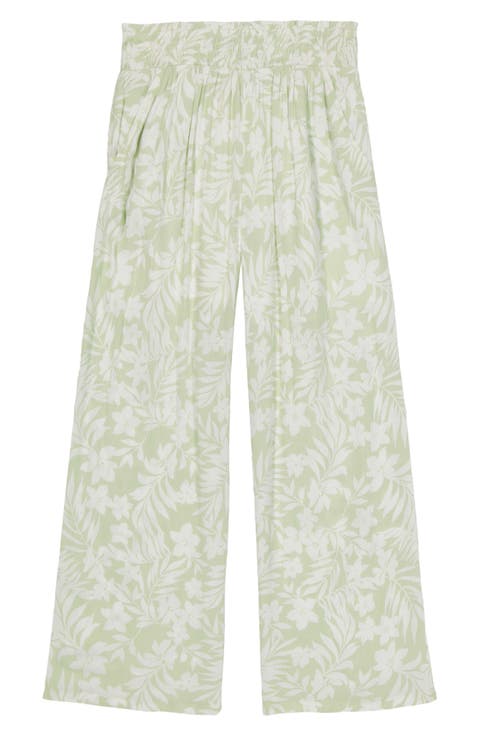 Kids' New Waves Crinkle Crepe Wide Leg Pants