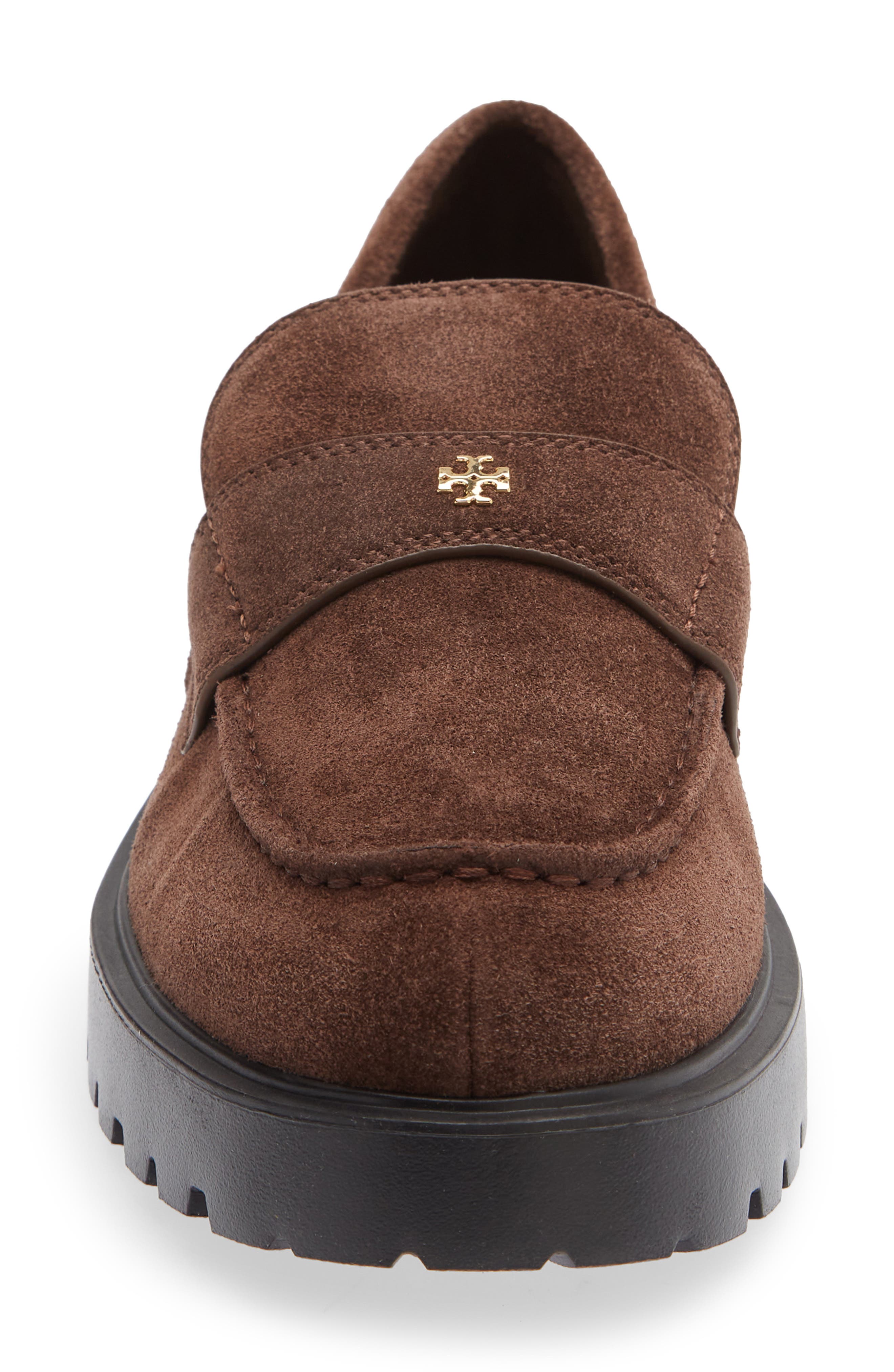 Classic Platform Lug Sole Loafer, Alternate, color, DARK COCOA