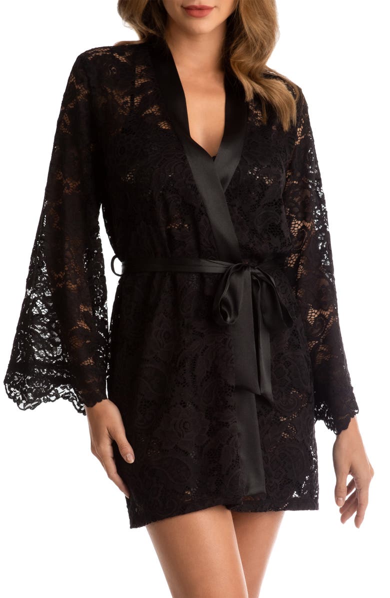 In Bloom by Jonquil Roman Lace Robe, Main, color, 