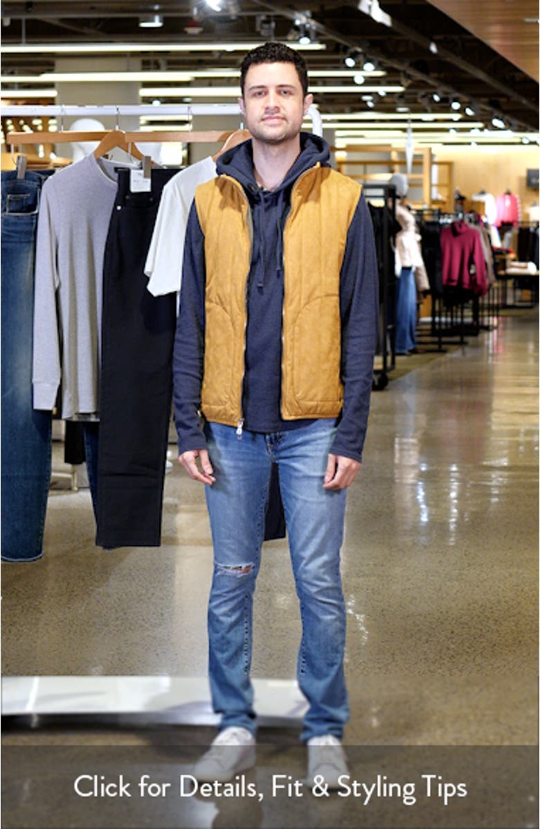 Faux Suede Quilted Vest, sales video thumbnail