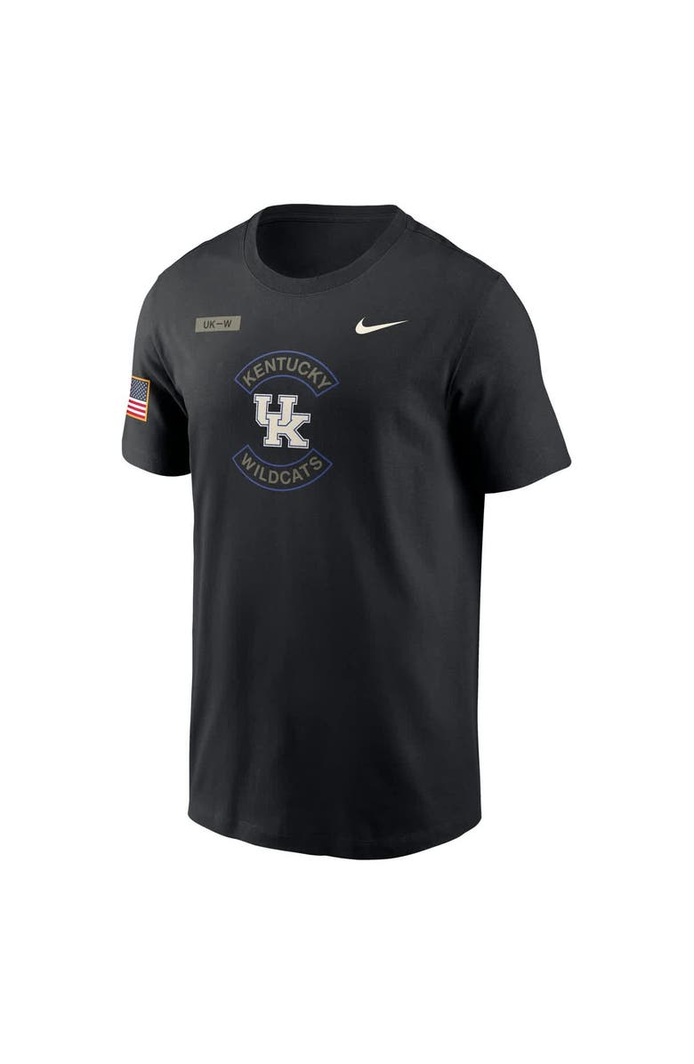 Nike Men's Nike Black Kentucky Wildcats 2025 Military Appreciation Performance T-Shirt, Alternate, color, Black