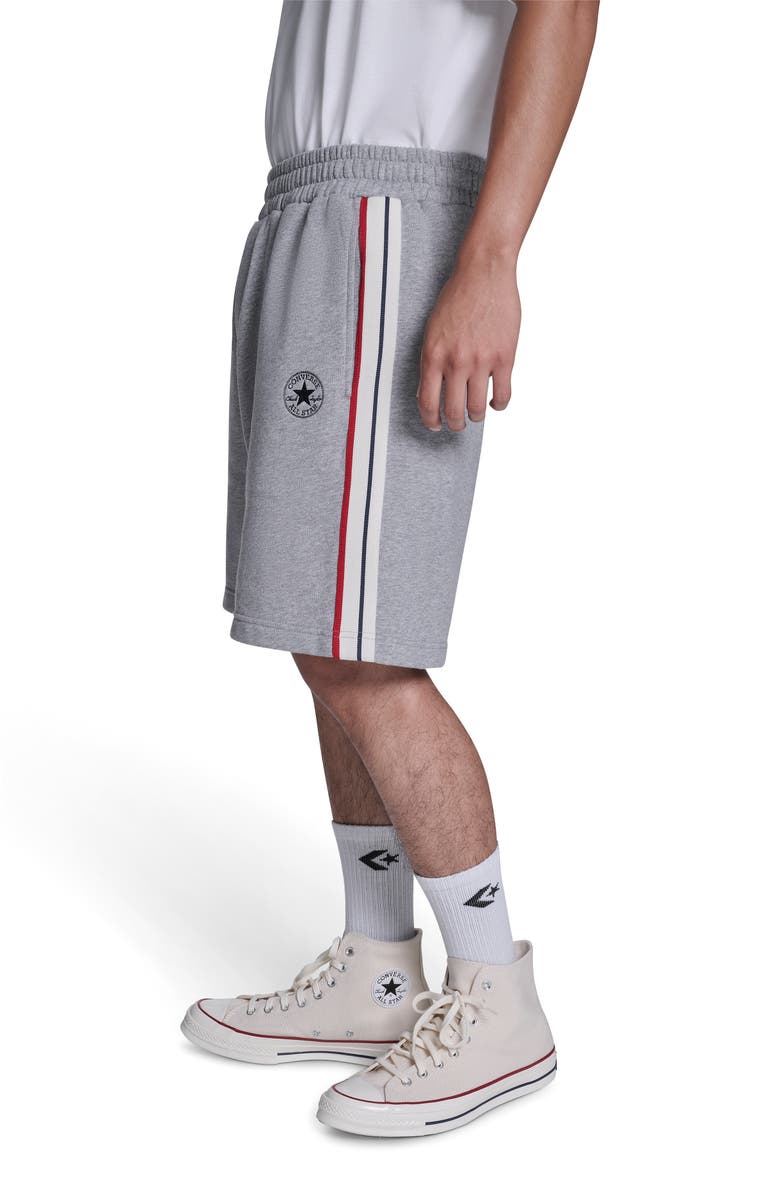 Converse Chuck Taylor Sweatshort, Alternate, color, Vintage Grey Heather